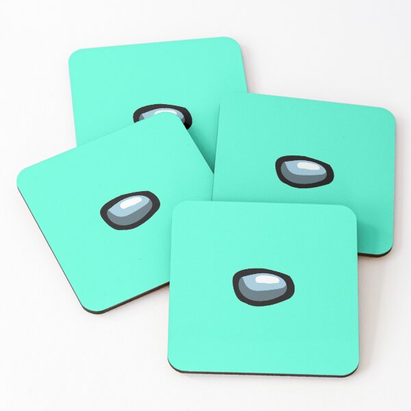Among Us Crewmate (CYAN) Coasters (Set of 4)