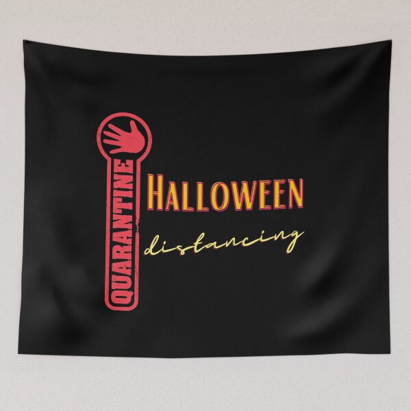 Item preview, Halloween quarantine distancing designed and sold by Tecnofa.