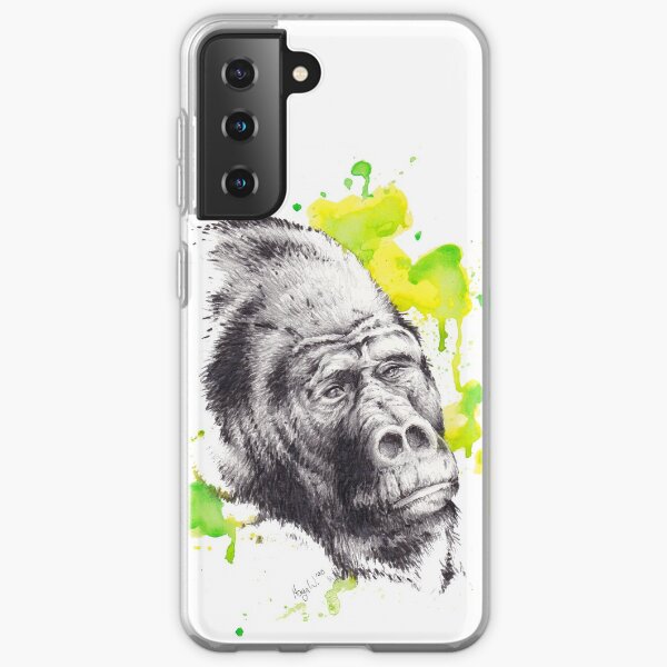 Gorilla Portrait Samsung Galaxy Flexible Hülle