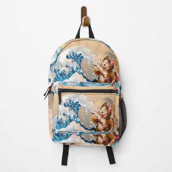 Item preview, The Great Cat in a kayak in the wave off Kanagawa designed and sold by CuisineCat.