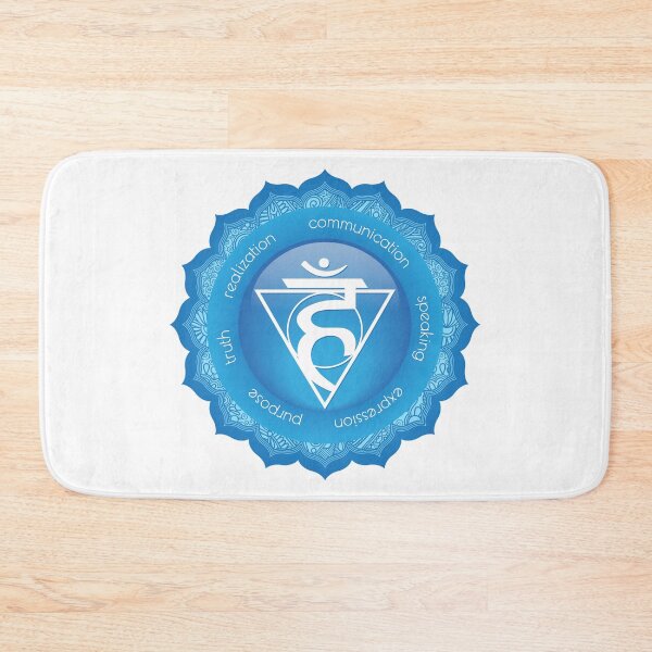 Item preview, Throat Chakra Mandala - 52 BWG designed and sold by chakraplaza.