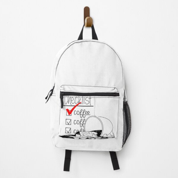 Item preview, Funny Coffee Checklist  designed and sold by In A Word | Minimal Statement Wear.