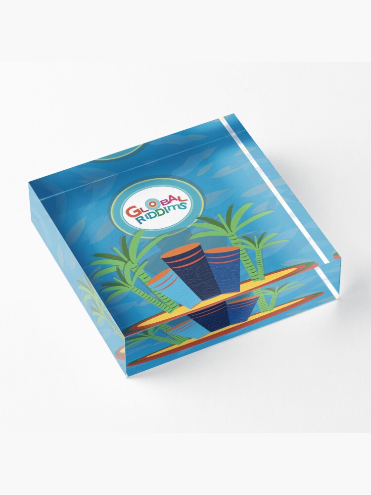 Alternate view of Gobal Riddims (5) Acrylic Block