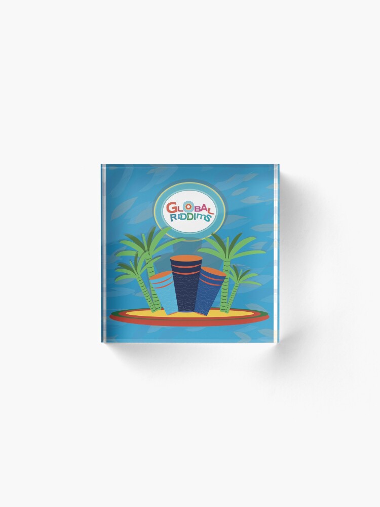 Alternate view of Gobal Riddims (5) Acrylic Block