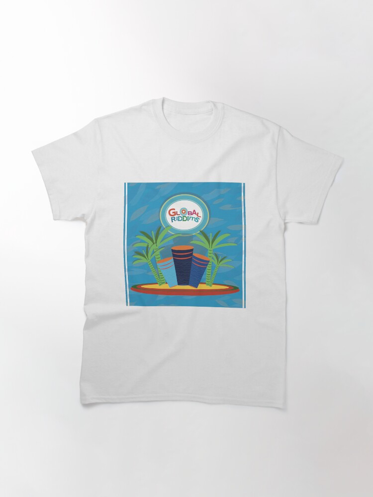 Thumbnail 2 of 7, Classic T-Shirt, Gobal Riddims (5) designed and sold by Arema Arega.