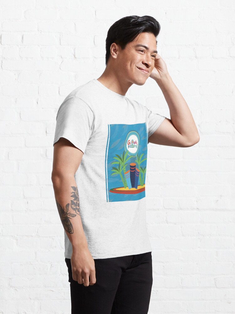 Thumbnail 5 of 7, Classic T-Shirt, Gobal Riddims (5) designed and sold by Arema Arega.