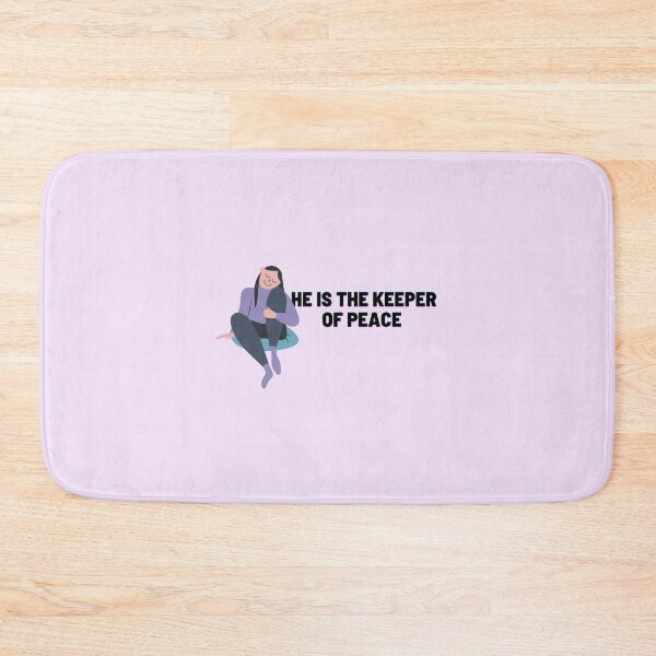 Item preview, He Is The Keeper of Peace Aesthetic Christian Girl Cartoon designed and sold by The Lord's Love Line.