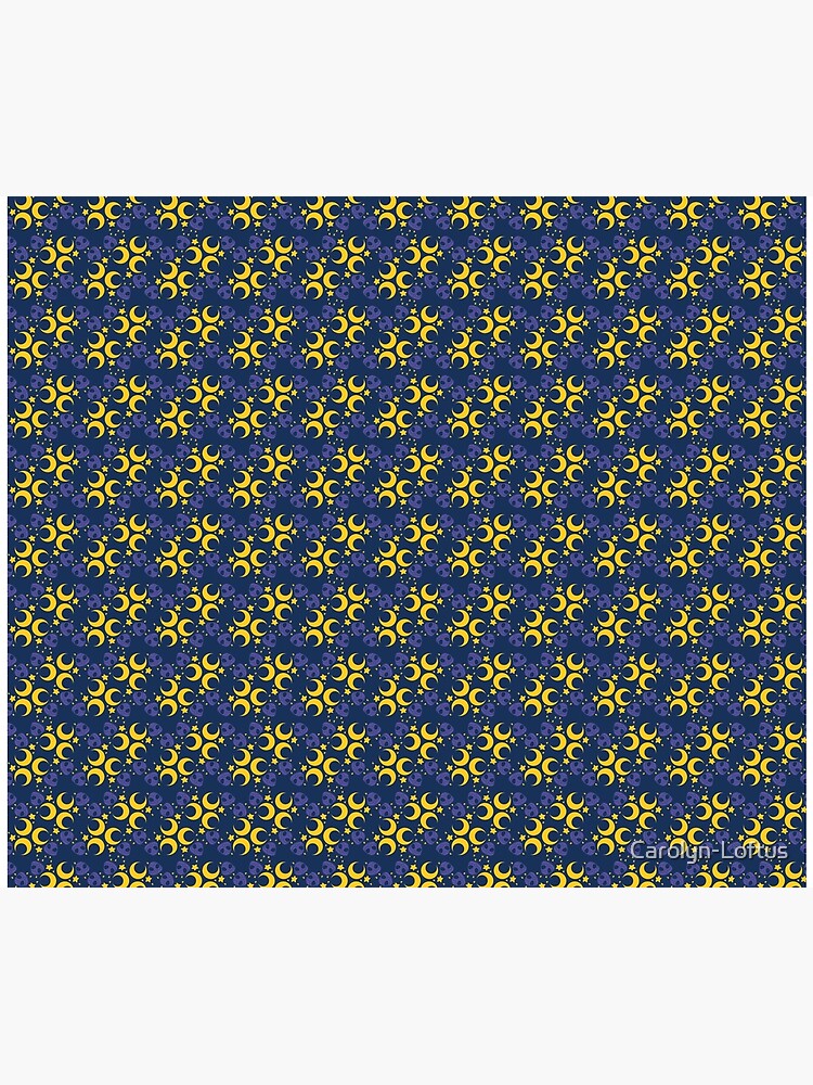Night Owls, Main Pattern (Blue) by Carolyn-Loftus