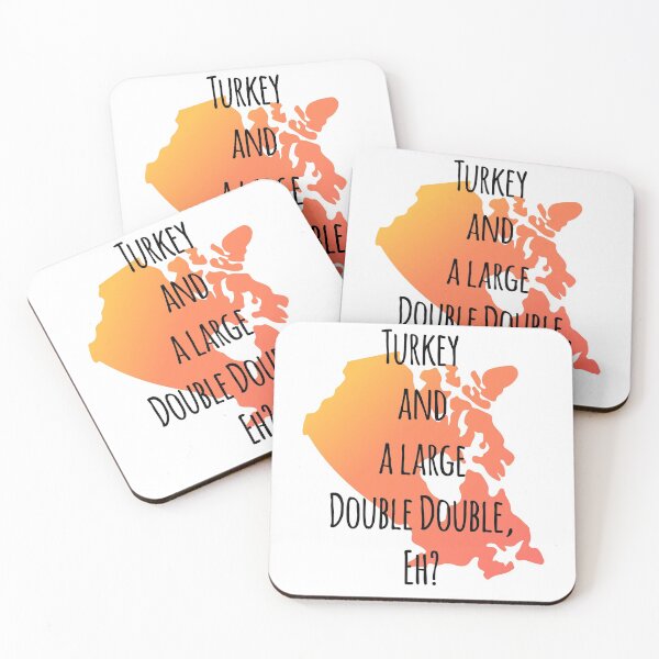 Item preview, Funny Canadian Thanksgiving turkey and a large double double design designed and sold by anins-azuree.