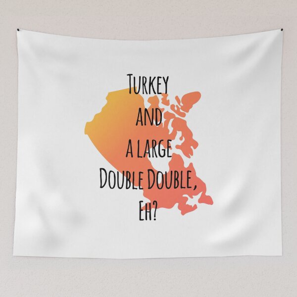 Item preview, Funny Canadian Thanksgiving turkey and a large double double design designed and sold by anins-azuree.
