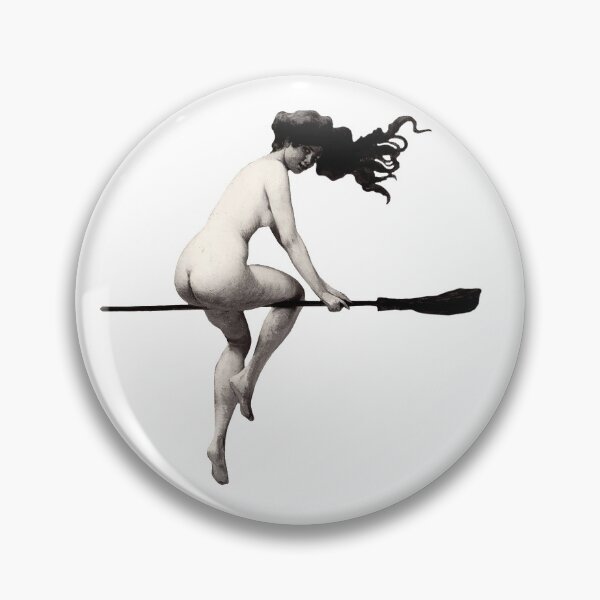 Albert Joseph Penot - Witch on Broom Pin