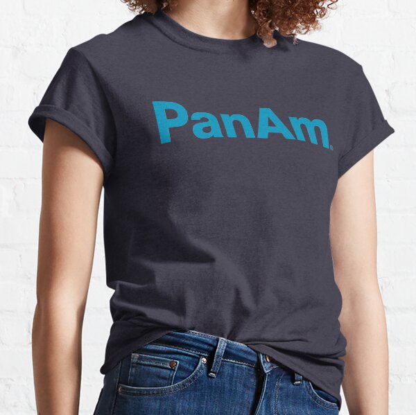 Pan Am Mid 1960s Helvetica Workmark Classic T-Shirt