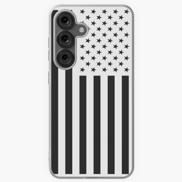 Vista previa del artículo con la obra « Bandera americana en blanco y negro, bandera de Estados Unidos», diseñado y vendido por levsal.