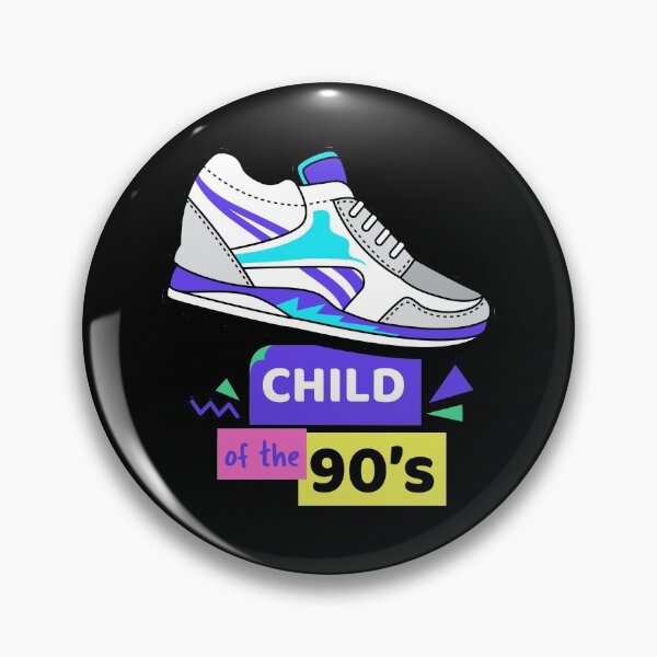 Item preview, Child of the 90s Retro Sneakers Trainers Tennis Shoes Design designed and sold by CreatedbyJR.