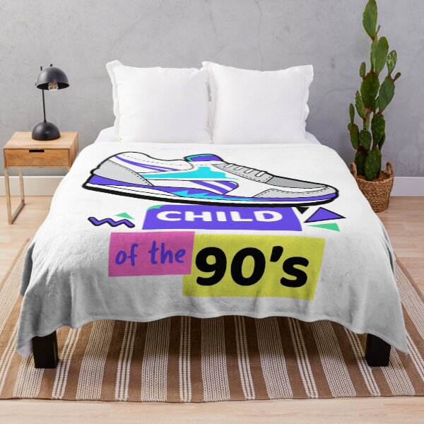 Item preview, Child of the 90s Retro Sneakers Trainers Tennis Shoes Design designed and sold by CreatedbyJR.
