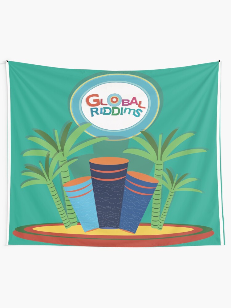 Alternate view of Gobal Riddims (8) Tapestry