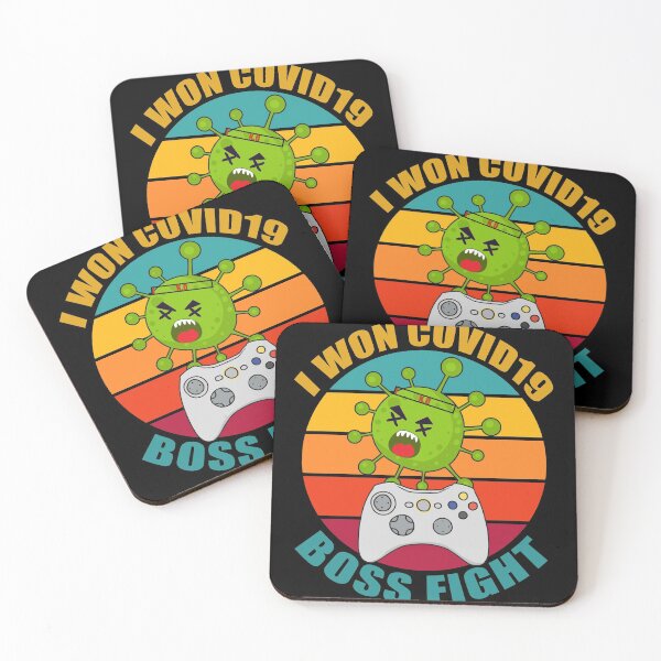 Item preview, I Won covid19 boss fight, Funny Gamer Recovered From CoronaVirus, I Beat Covid designed and sold by Noahlaz.