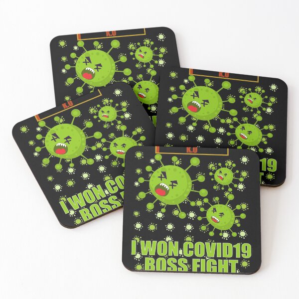 Item preview, I Won covid19 boss fight, Funny Gamer Recovered From CoronaVirus, I Beat Covid designed and sold by Noahlaz.