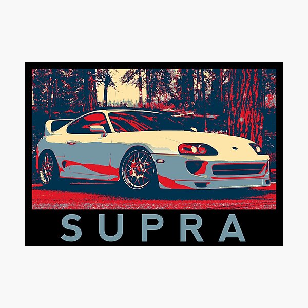 Toyota Supra Front 1 Photographic Print