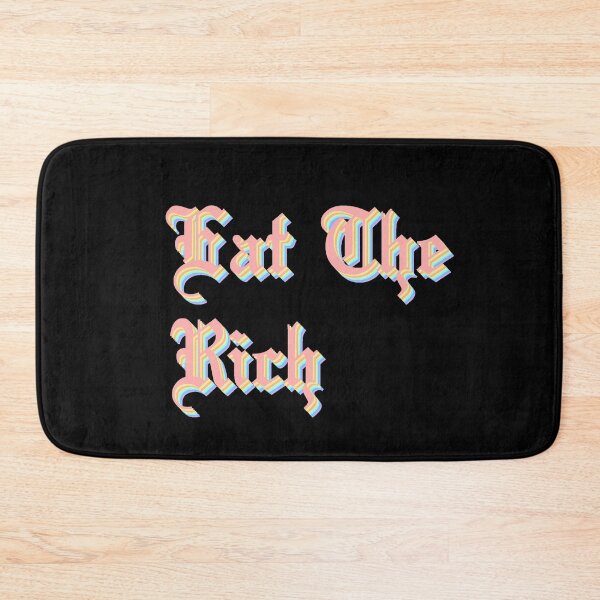 Item preview, Eat The Rich in pastel rainbow designed and sold by tinyteacups.