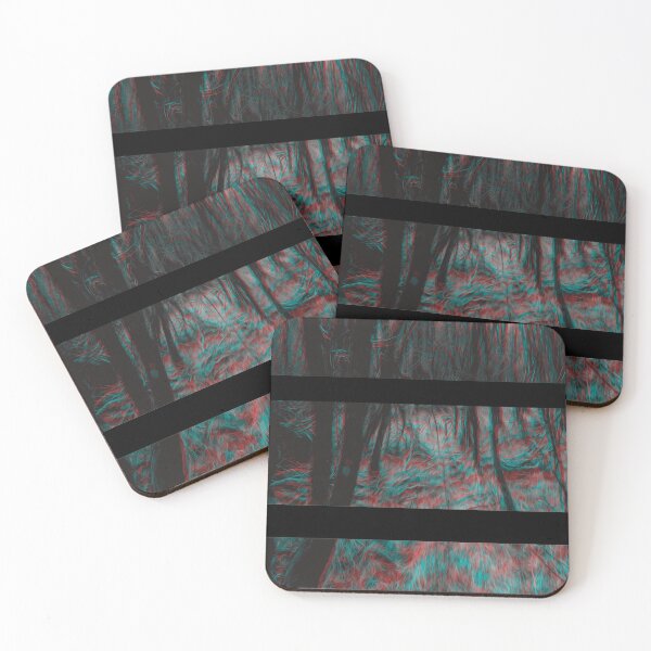 Item preview, Glitch black and white forest designed and sold by Arva-Designs.