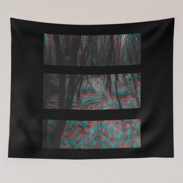 Item preview, Glitch black and white forest designed and sold by Arva-Designs.