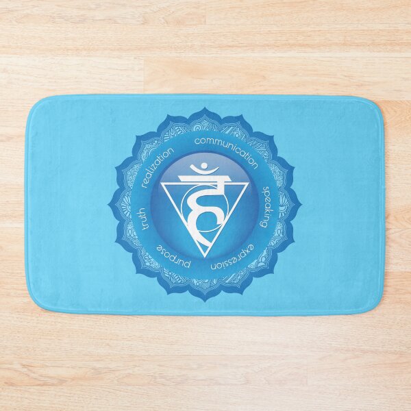 Item preview, Throat Chakra Mandala - 52 BBG designed and sold by chakraplaza.