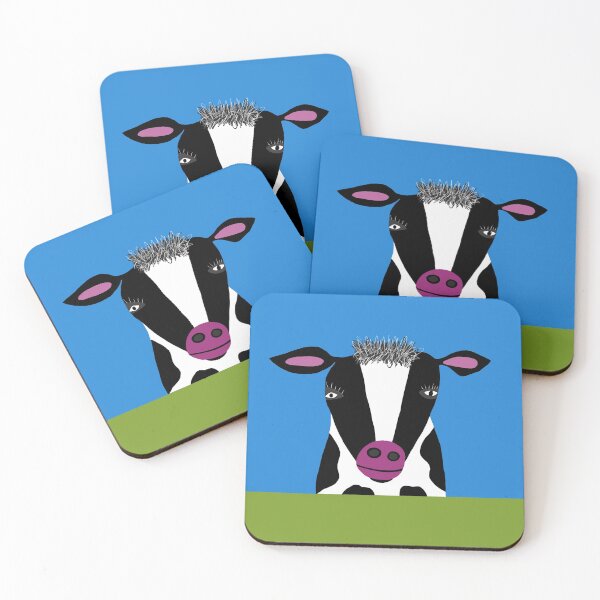 Item preview, Cow Portrait designed and sold by MudHere.
