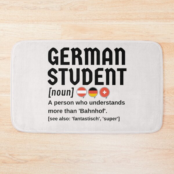 Item preview, German Deutsch Student Understands More Than Bahnhof designed and sold by Time4German.