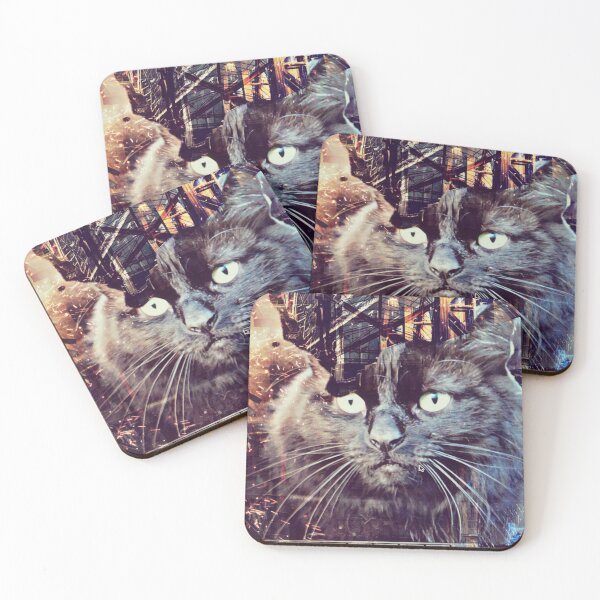 Item preview, Grunge Steampunk Cat designed and sold by MARJORIE DAWSON.