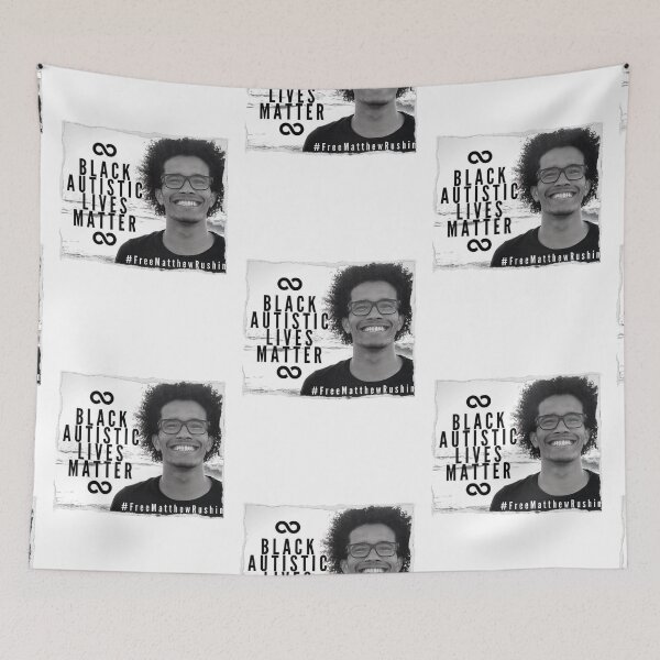 Item preview, Matthew Rushin (Black Autistic Lives Matter) designed and sold by Braxton Tanaka.