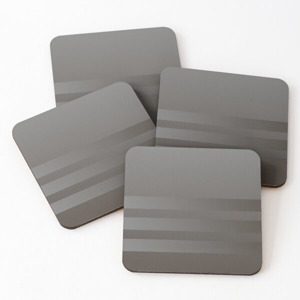 Item preview, Gradient taupe with elegant horizontal stripes designed and sold by PetaJaneHome.