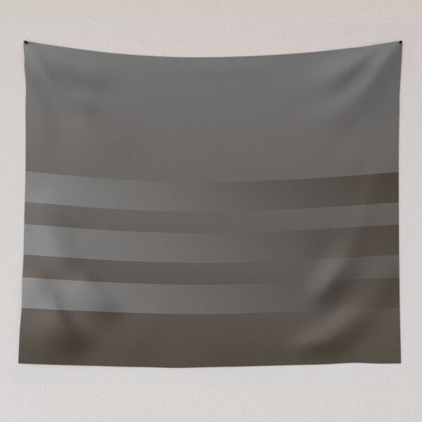 Item preview, Gradient taupe with elegant horizontal stripes designed and sold by PetaJaneHome.