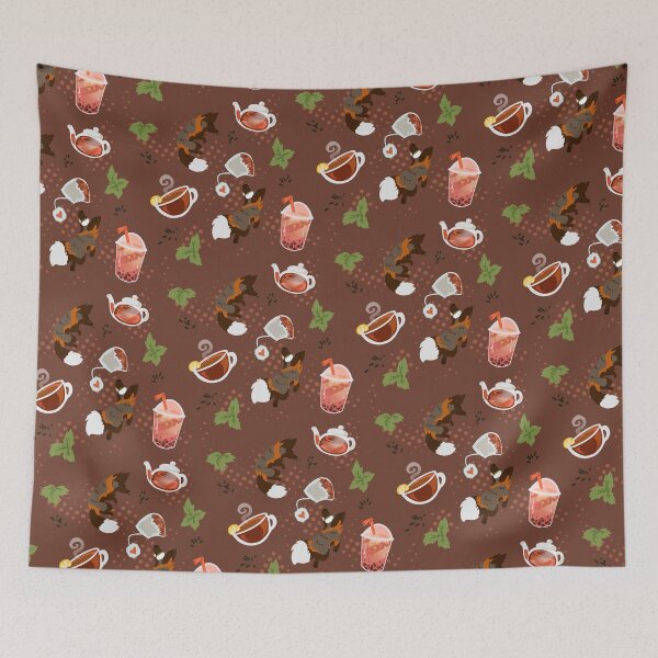 Item preview, Black Tea Fox designed and sold by theroguez.