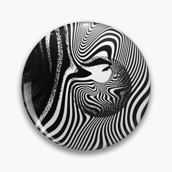 Artikelvorschau, Schwarze optische Täuschung entworfen und verkauft von PrintbyPatty.