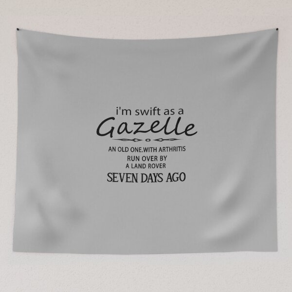 Item preview, Soy veloz como una gacela, dicho divertido designed and sold by alikassi.