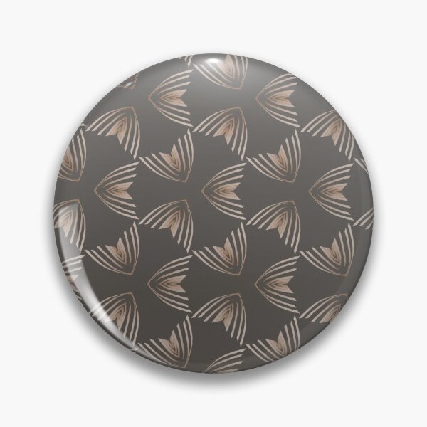 Item preview, Gradient taupe with a cool cream triangle pattern designed and sold by PetaJaneHome.