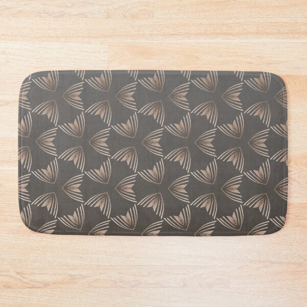 Item preview, Gradient taupe with a cool cream triangle pattern designed and sold by PetaJaneHome.