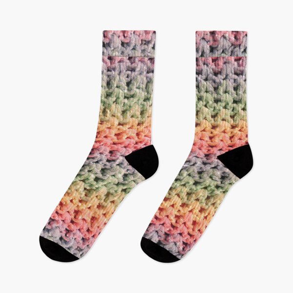 Item preview, Pattern Rainbow Pastel Knit Wool Yarn Crochet Tricot Magical Unicorn Texture designed and sold by Jolly-Yosei.