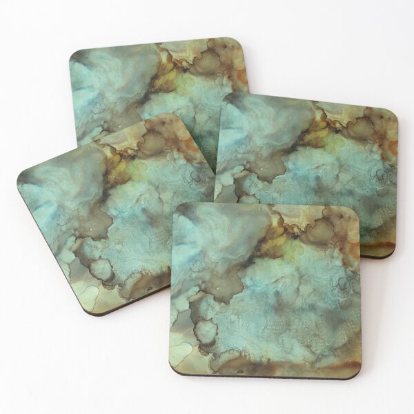 Item preview, Glacier Pools Alcohol Ink designed and sold by Artfully Abstracted.