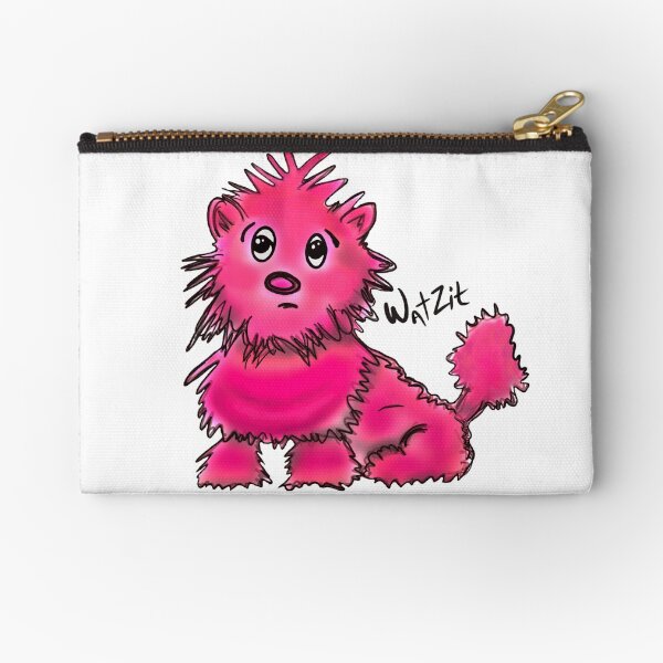 WatZit Enchanted Mythical Creature Pink Zipper Pouch
