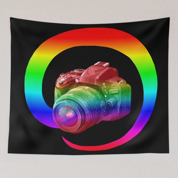 Item preview,  Camera Ombre Rainbow Swirl  designed and sold by Deborah Camp.