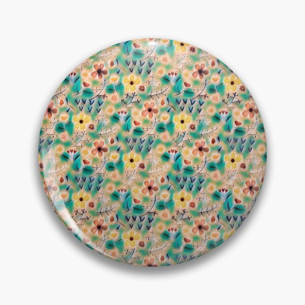 Item preview, Retro floral pattern designed and sold by umfhn.