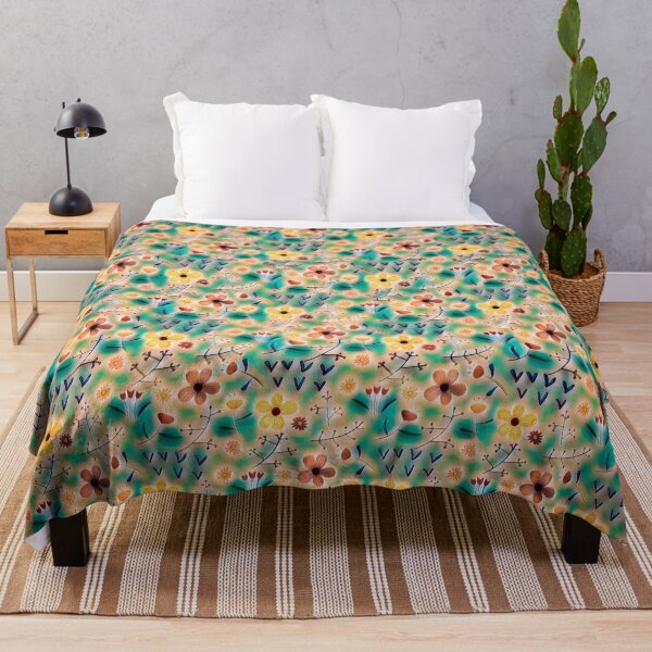 Item preview, Retro floral pattern designed and sold by umfhn.
