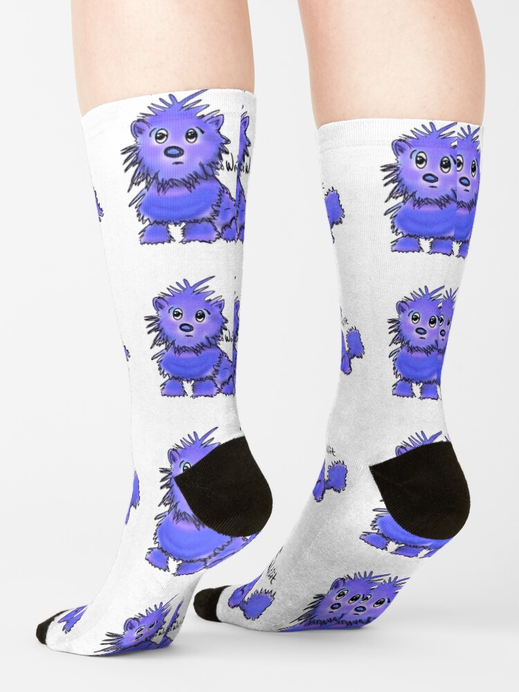 Alternate view of Copy of WatZit Enchanted Mythical Creature Blue Socks