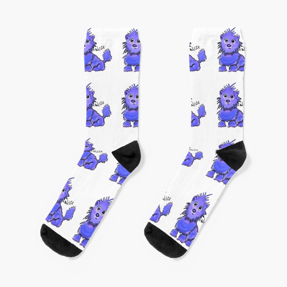Copy of WatZit Enchanted Mythical Creature Blue Socks