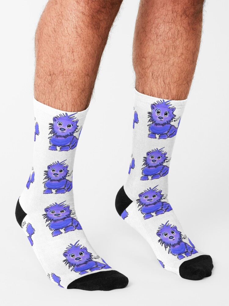 Alternate view of Copy of WatZit Enchanted Mythical Creature Blue Socks