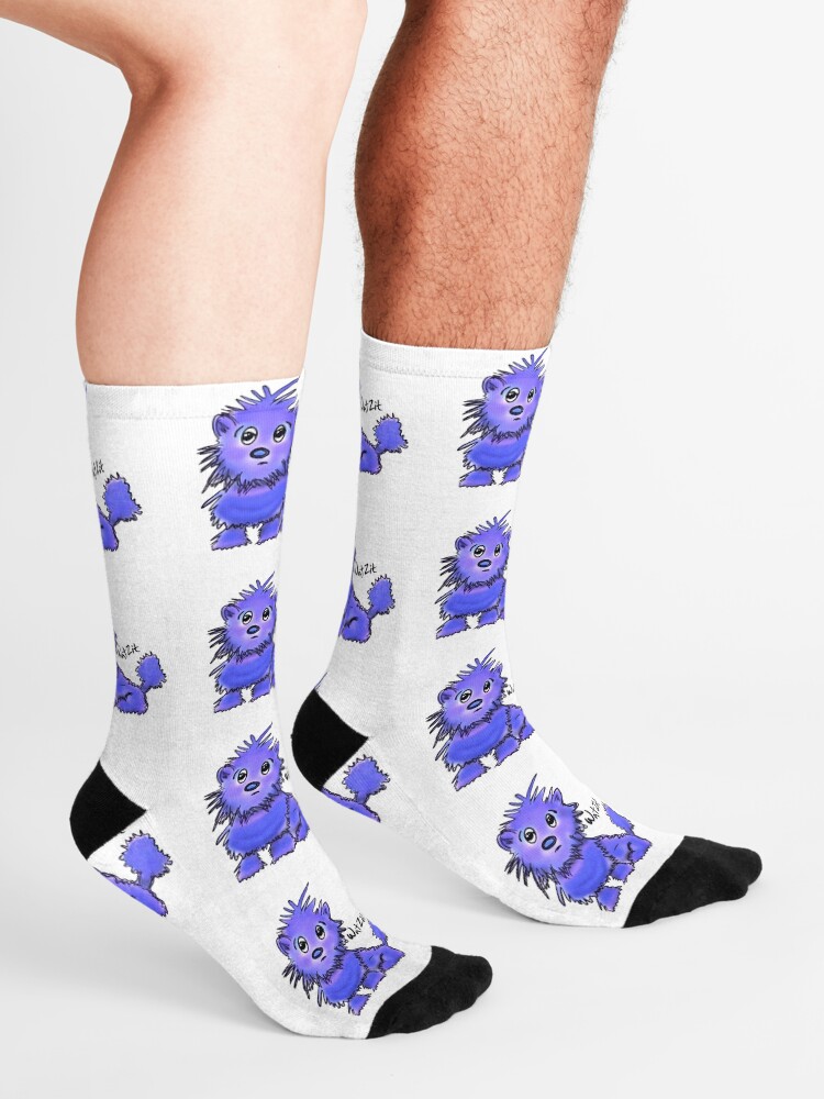 Alternate view of Copy of WatZit Enchanted Mythical Creature Blue Socks