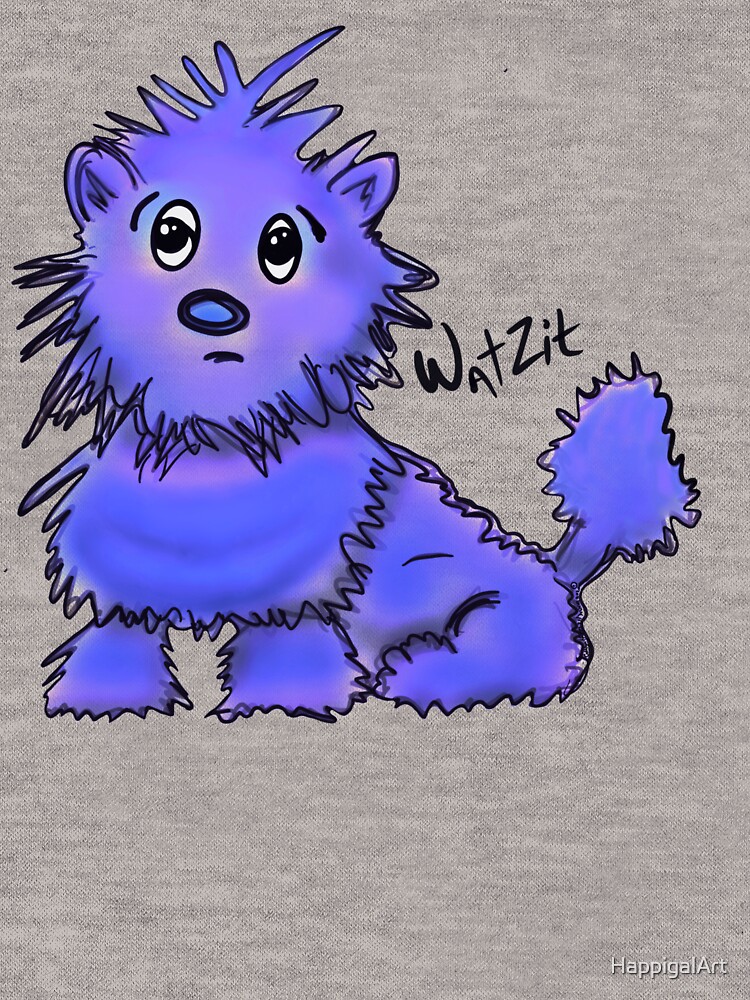 Copy of WatZit Enchanted Mythical Creature Blue by HappigalArt