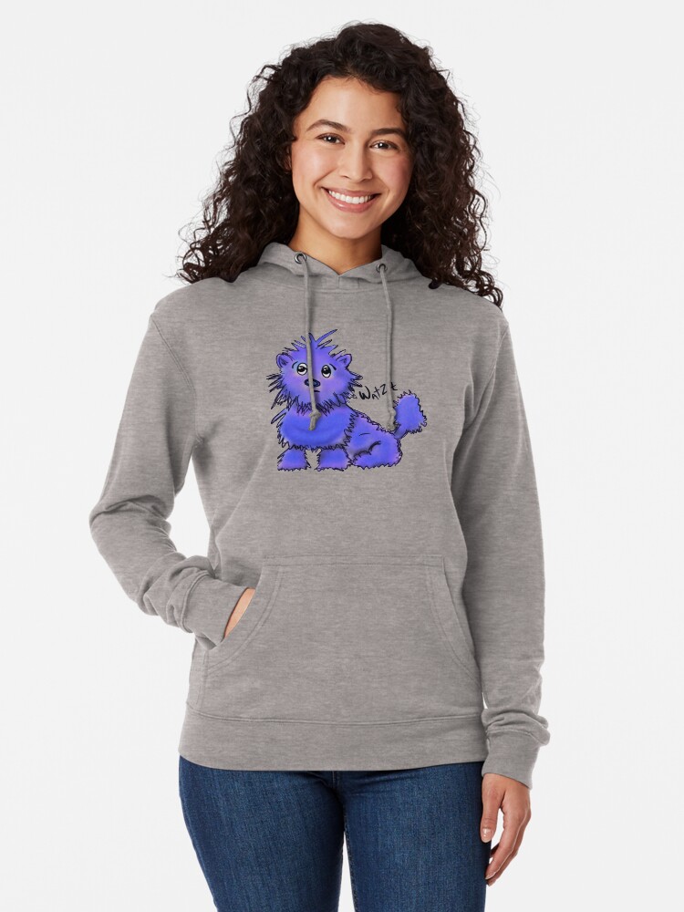Alternate view of Copy of WatZit Enchanted Mythical Creature Blue Lightweight Hoodie